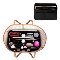 HHYUKIMI-organizador de maquillaje, bolsa con inserción de fieltro para bolso, bolso interior de viaje, cosmético portátil, apto para varias marcas de bolsos - details 11