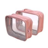 Nuevo PVC transparente femenino portátil grande lavado baño Fiess natación viaje estuche para cosméticos - details 17