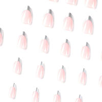 Pegatinas de uñas de plata francesa, fáciles de aplicar y quitar, regalo ideal para novia, esposa, amigos - details 3