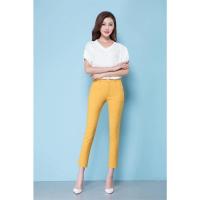 Pantalones Lápiz de Cintura Alta Elástica Largos, Cuello de Tobillo, Casuales para Mujeres, Primavera 2024 Oficina Formal - details 10