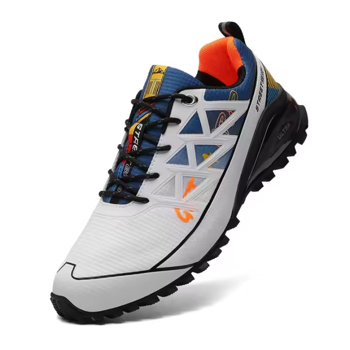 Zapatos de Correr para Tierras Exteriores Más Tamaño, Antideslizante, Transpirable para Hombres de Senderismo - 1
