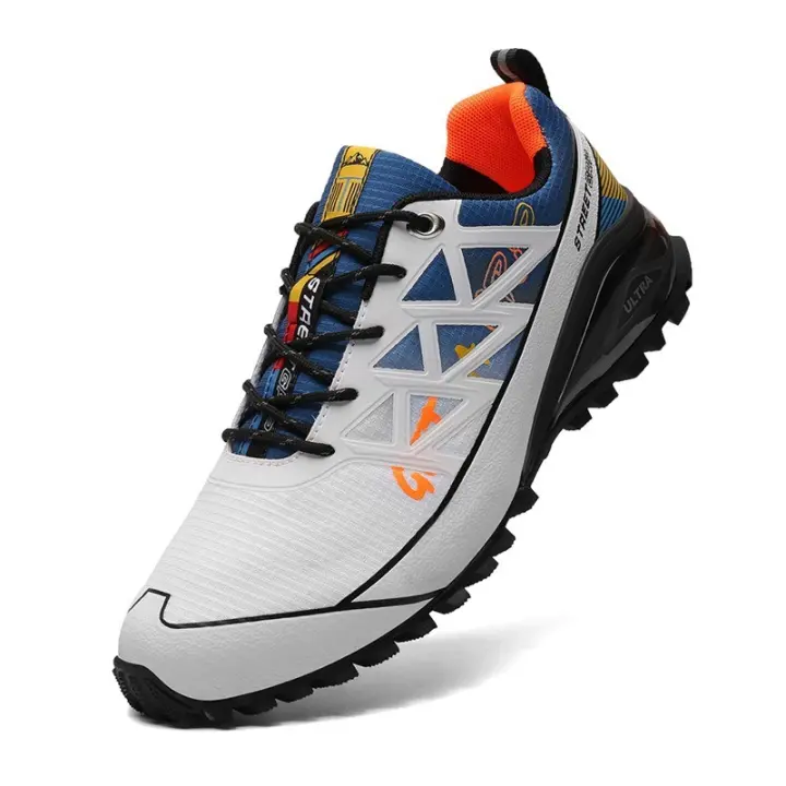 Zapatos de Correr para Tierras Exteriores Más Tamaño, Antideslizante, Transpirable para Hombres de Senderismo - 1