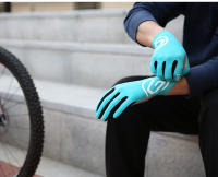 Guantes antideslizantes de dedo completo para ciclismo, manoplas de tela de LICRA para bicicleta de montaña, equipo de ciclismo de carretera - details 15