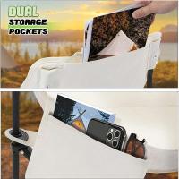 Silla de camping portátil plegable con forma de media luna para exteriores, equipo de picnic, banco de pesca, bocetos para estudiantes - details 8