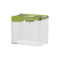 Mini pecera transparente para acuario, tanque de tortuga inastillable resistente a caídas, tanque ecológico de plástico transpirable para oficina y hogar - details 1