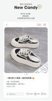 Nuevos zapatos versátiles de malla de encaje para mujer, zapatillas deportivas y de ocio de verano, finas y transpirables. - details 1