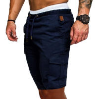 Pantalones Cortos de Trabajo para Hombres Pantalones Amplios de Cinco Cuartos con Múltiples Bolsillos Estilo Casual con Tie-Dye - details 5