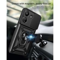 Funda de lente de cámara de lujo con cubierta deslizante compatible con Xiaomi Redmi 13C Poco C65 Protección - details 1