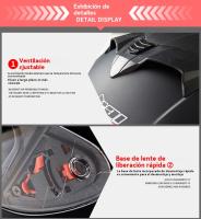 Casco motocross hombre enduro MX Carreras de Locomotora cascos integrales - details 4