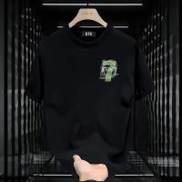Camiseta de Manga Corta de Algodón 100% Diseño Suelto, Cuello Redondo, Lavable en Máquina, Top de Verano Casual - details 4