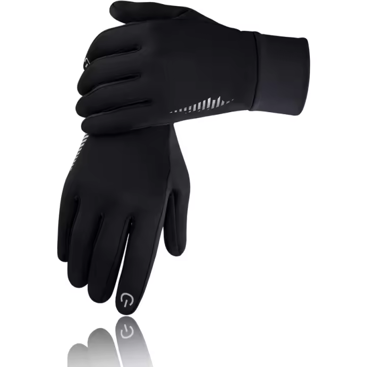 Guantes de esquí acolchados para hombres y mujeres, pantalla táctil cálida para ciclismo, correr, conducir, senderismo, caminar, Invierno - 1