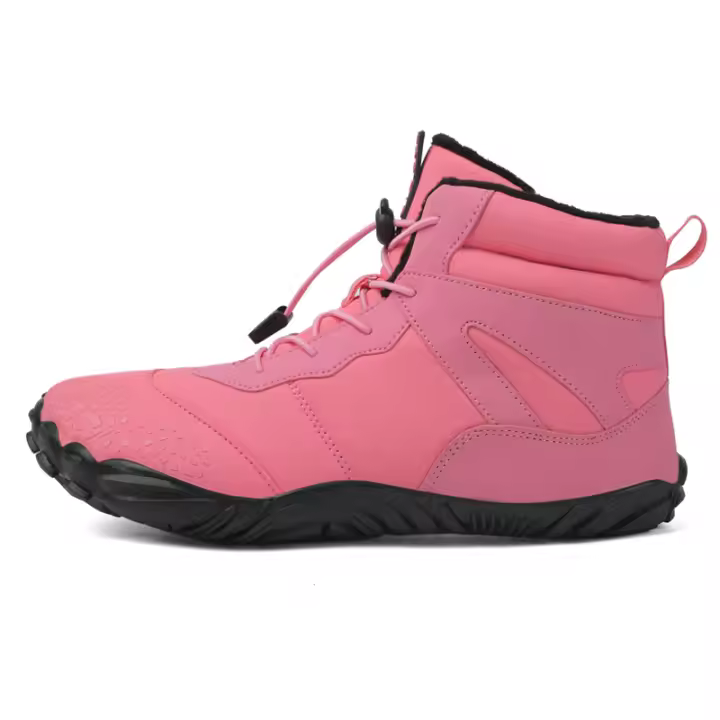 Botas de nieve para mujer, zapatos de invierno, piel cálida, impermeables, antideslizantes, zapatillas de deporte informales al aire libre - 1