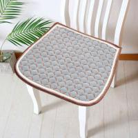 Alfombrilla para silla cómoda y creativa, cojín para sofá con textura suave y forma de rejilla, diseño cuadrado antideslizante, cojín para asiento de coche - details 10