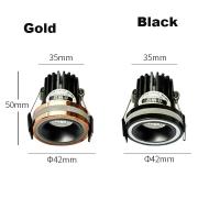 Mini Foco de Punto Recortado 35mm Luz de Techo LED 3W Pequeño Downlight para Interiores - details 1