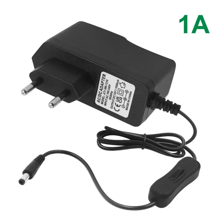 Adaptador de fuente de alimentación de CA a CC, transformador de iluminación de cargador Universal, controlador LED para tiras de luz LED, 12V, 1A, 2A, 3A, 220V a 12V - 1
