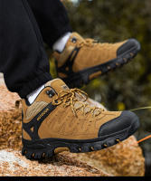 Zapatos de senderismo para hombre, botas de montaña al aire libre, escalada, otoño e invierno, zapatillas de goma - details 5