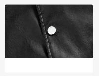 New Fake Two Item Man Leather Jackets Outdoors Loose Fashion Locomotive Clothes Spring Autumn Leisure Solid Hooded Man Coats ﻿ - details 6