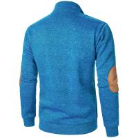 Top de suéter de punto casual de manga larga con cuello levantado para hombre de otoño e invierno - details 42