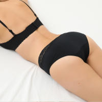Bragas de encaje de algodón para mujer, bragas de período menstrual de flujo moderado, talla grande, 2 unidades por lote - details 10