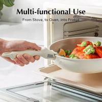 Nuevo mango de cocina extraíble, antiescaldado, para todas las ollas, sartenes, mango Universal para utensilios de cocina, mango de cocina, Clip para cuenco - details 6