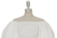 BGTEEVER-vestido ceñido con manga abombada para mujer, prenda elegante con abertura en la cadera, cuello de barco, cintura ajustada, Verano - details 21