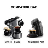 Filtro de Aceite de Café Reutilizable para Máquina Philip Senseo HD6592 Senseo HD7801 Material Acero Inoxidable Hecho en China Marca i Cafilas - details 0