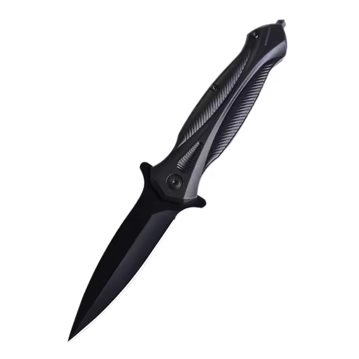 Cuchillo multifuncional plegable para exteriores, cuchillo de bolsillo fino de acero inoxidable de alta dureza para camping y defensa en campo. - 1