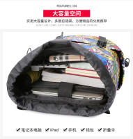 Mochila al aire libre de gran capacidad a prueba de agua bolsa de ordenador mochila de estudiante de ocio - details 5