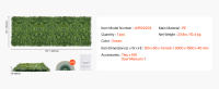 SucceBuy Paneles de pared de césped artificial, panel de boj para decoración verde interior y exterior, pantalla de seto de privacidad para jardín y valla - details 4