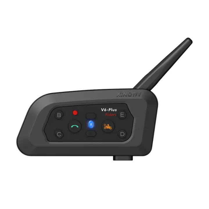 XINOWY-casco de motocicleta V6plus, intercomunicador con Bluetooth, auriculares de comunicación inalámbricos impermeables IP67 - 1