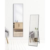 Espejo Blanco Completo de Pie 140x41cm Espejo Pared con Soporte para Colocar de Pie o Colgado en Receptores, Dormitorios, Salones, Vestidores - details 2