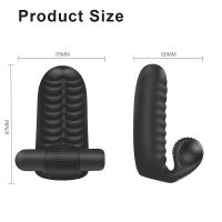 Vibrador de Suavidad para Dedos Estimulador de Clítoris Masaje de Orgasmio para Mujeres Juguetes Sexuales Lesbianos Producto Adulto - details 6
