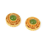 5 uds. De cuentas redondas de latón de Color dorado mate, estilo Vintage, pulseras de cuentas nepalesas, cuentas espaciadoras, suministros para fabricación de joyas, accesorios Diy - details 34