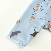 Chic Traje de Baño de Una Pieza Floral sin Espalda para Niñas Bikini de Bebé a Prueba de Sol con Sombrero Perfecto para Vacaciones en la Playa - details 30