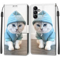 Funda tipo billetera de mariposa para Samsung Galaxy, cubierta trasera protectora de cuero con tapa magnética y ranura para tarjeta, A12, M12, A13, Lte, A14, A22 - details 43