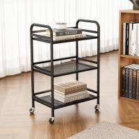 Carrito Cocina,Carro Auxiliar de Metálicos de 3 Niveles Cocina o Multiuso con Ruedas,para el hogar,60×30×75cm,Blanco - details 23