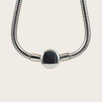 Modelo básico de pulsera de hueso de serpiente para mujer de moda de acero inoxidable - details 8