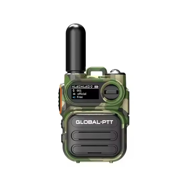 Mini Walkie-talkie portátil de 2 vías con Linterna, Distancia ilimitada de 5000 km, Red pública global, 4G - 1
