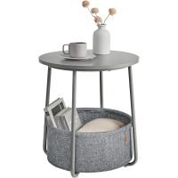 Mesa Lateral Redonda Moderna Espaciosa para Sala de Estar, Dormitorio, Mesita de Noche - details 94