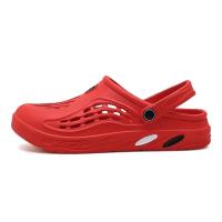 Sandalias ligeras de EVA para hombre, zapatos informales con agujeros, zuecos para amantes del jardín en casa, zapatillas planas de playa al aire libre, talla grande 49 - details 3