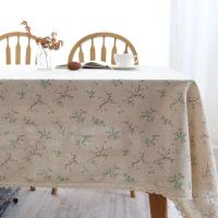 Mantel de lino y poliéster con borde ENCE con borlas rectangulares, mesa de piscina, utilizado para decoración del hogar, cocina - details 7