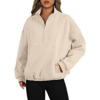 Otoño Invierno nueva moda sudadera Casual mujer bolsillo pulóver cuello alto manga larga Top - details 7