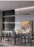 LEFANGXING Colgante de Luz LED Rectangular Cuboide Diseño Moderno de Aluminio para Techo de Estudio de Oficina Iluminación y Decoración - details 20