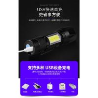 Linterna recargable mini luz fuerte led linterna pequeña portátil con luz lateral hogar zoom linterna - details 6