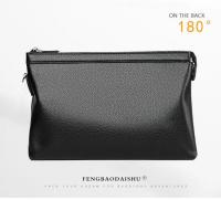 Bolsa de Suafte para Hombres Diseño de Monedero de Tarjeta de Cuero PU con Característica de Cremallera Bolsa de Mano con Correa Ideal para Teléfono y iPad - details 11