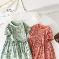 Vestido de algodón para niñas, ropa de bebé, falda de dibujos animados, verano - details 0