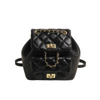 Nuevo Bolso De Estudiante Elegante Y Sencillo, Bandolera Multifunción De Alta Gama, Mochilas De Mujer Con Cadena De Diamantes - details 1