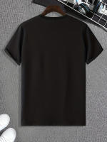 Camiseta Casual de Cuello Redondo para Hombres Ligera de Verano, Manga Corta, Estampado de Caballo Geométrico Ropa de Moda de Estilo Urban - details 7