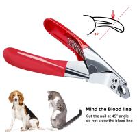 Cortauñas de Mascotas de Acero Inoxidable Herramienta de Aseo para Perros y Gatos Pequeños a Medianos Tijeras de Uñas de Pie - details 5