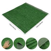 Alfombra de césped para mascotas, alfombra de alta densidad, césped de jardín al aire libre de simulación artificial de 1cm de alto, patio, zona rural - details 4